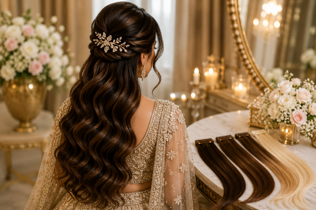Best Hair Extensions for Wedding Season