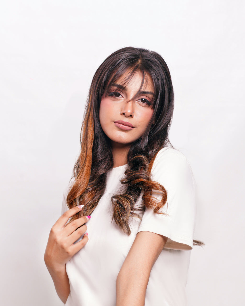 Caramel Blonde Clip-In Streak