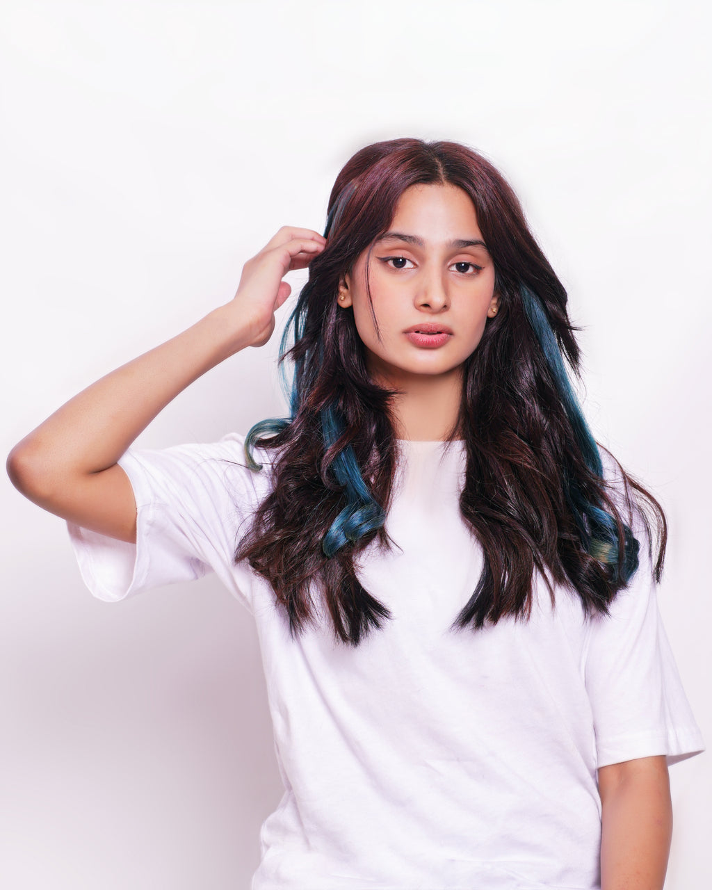 Aura Green Clip-In Streak