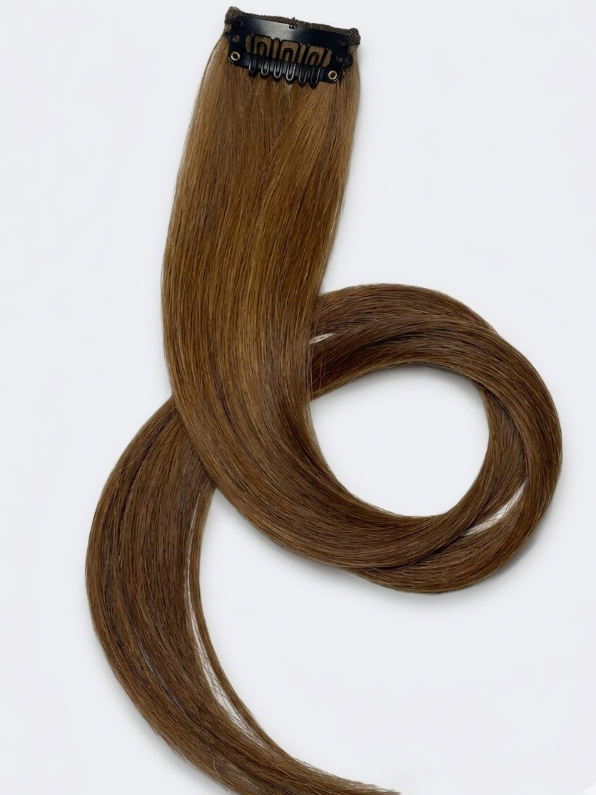 Caramel Blonde Clip-In Streak