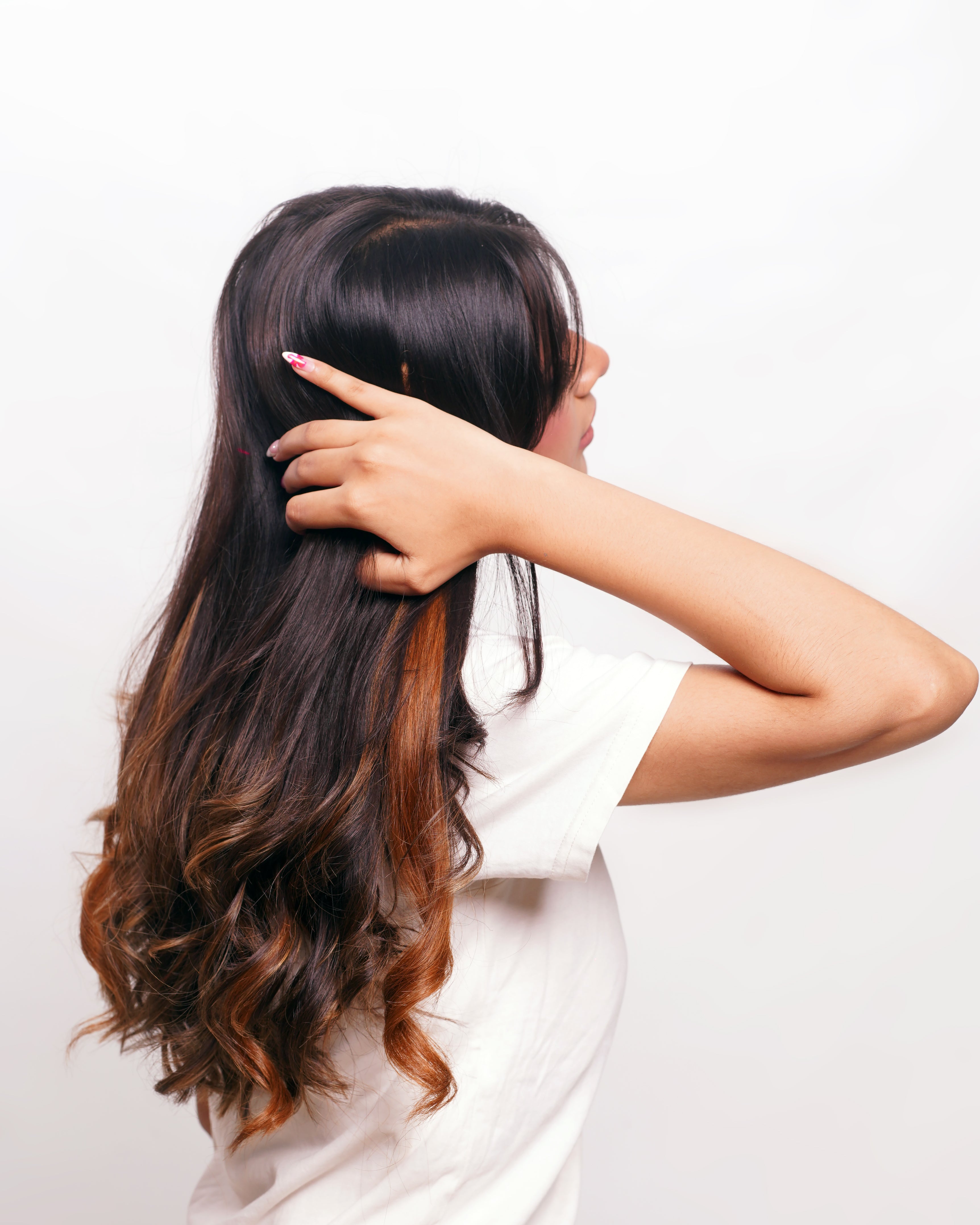 Caramel Blonde Clip-In Streak